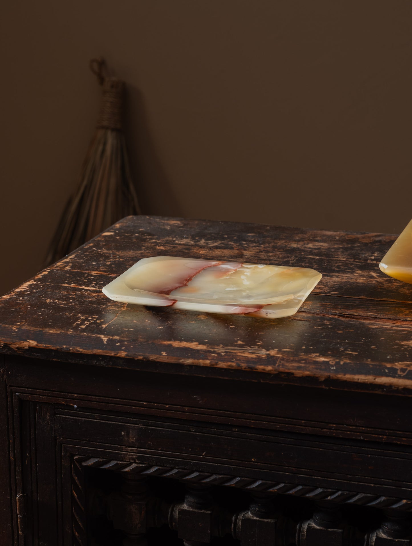 Small retangular agate plate