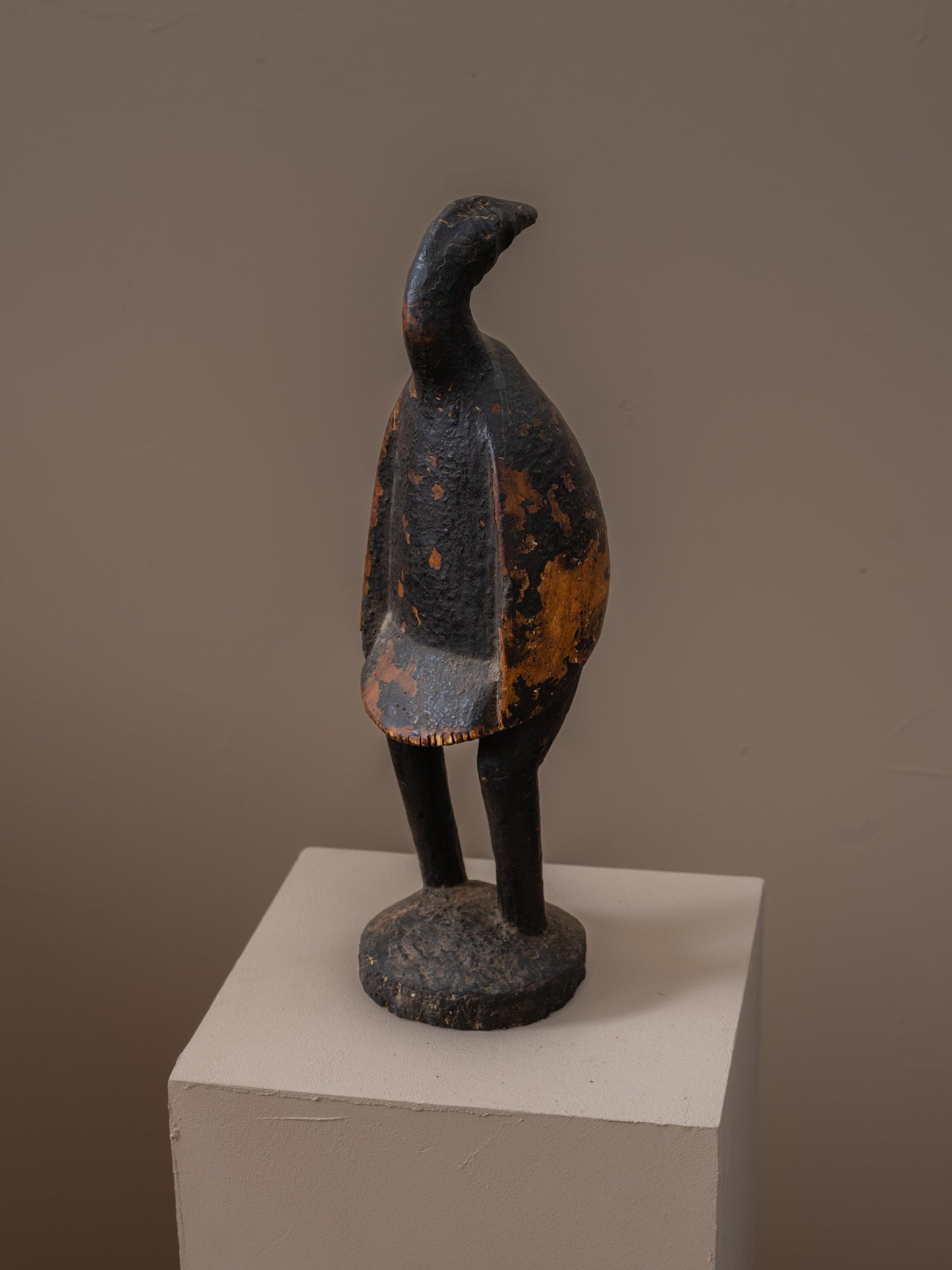 Vintage hand carved touareg bird sculpture