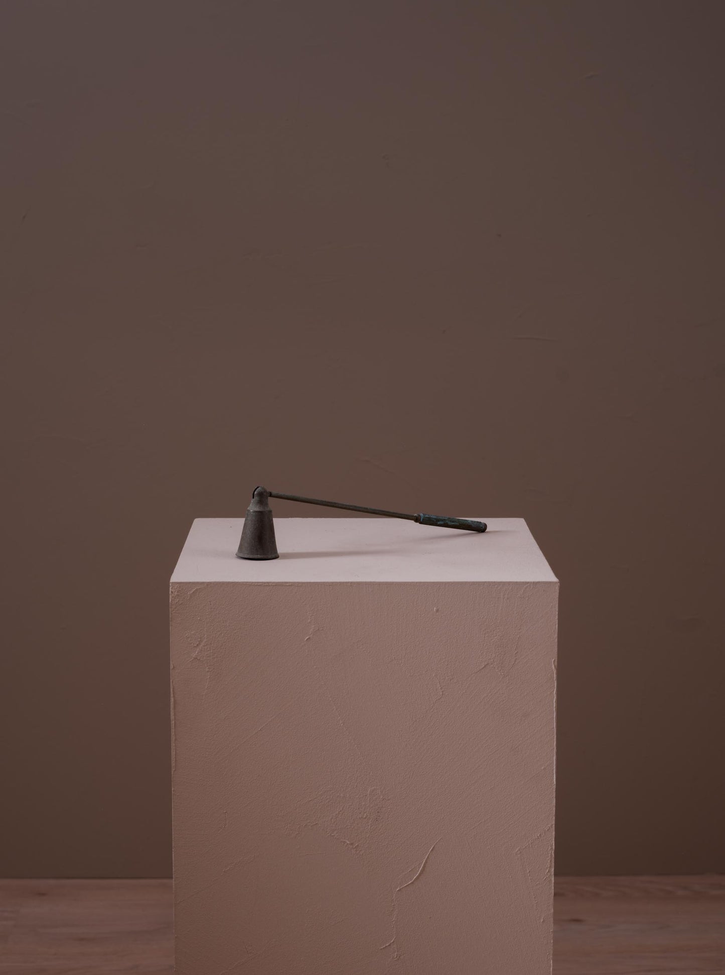 French brass candle snuffer