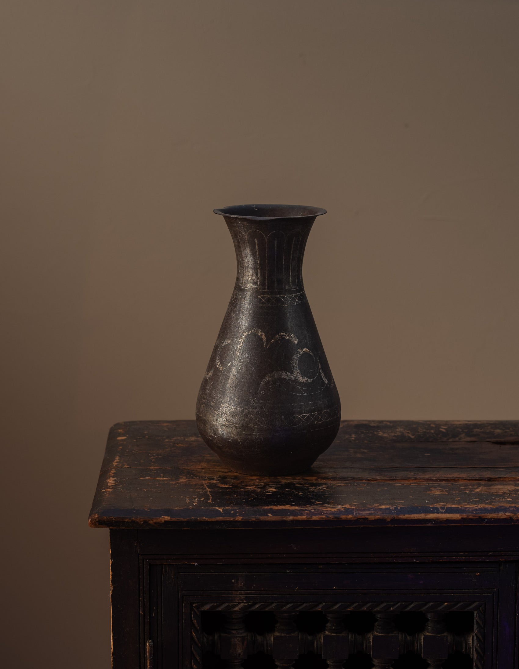 Meknes damascene vase