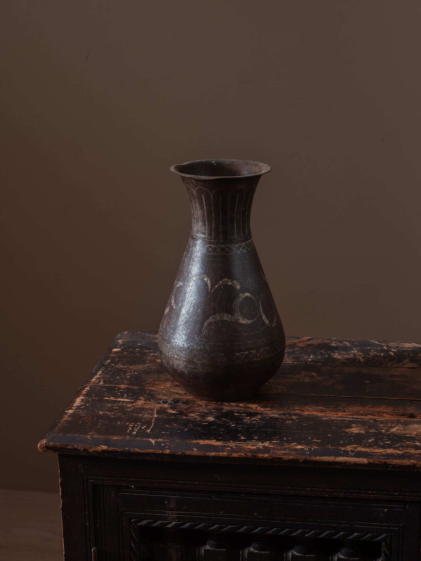 Meknes damascene vase