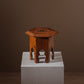 Vintage thuya marquetry accent table (small)