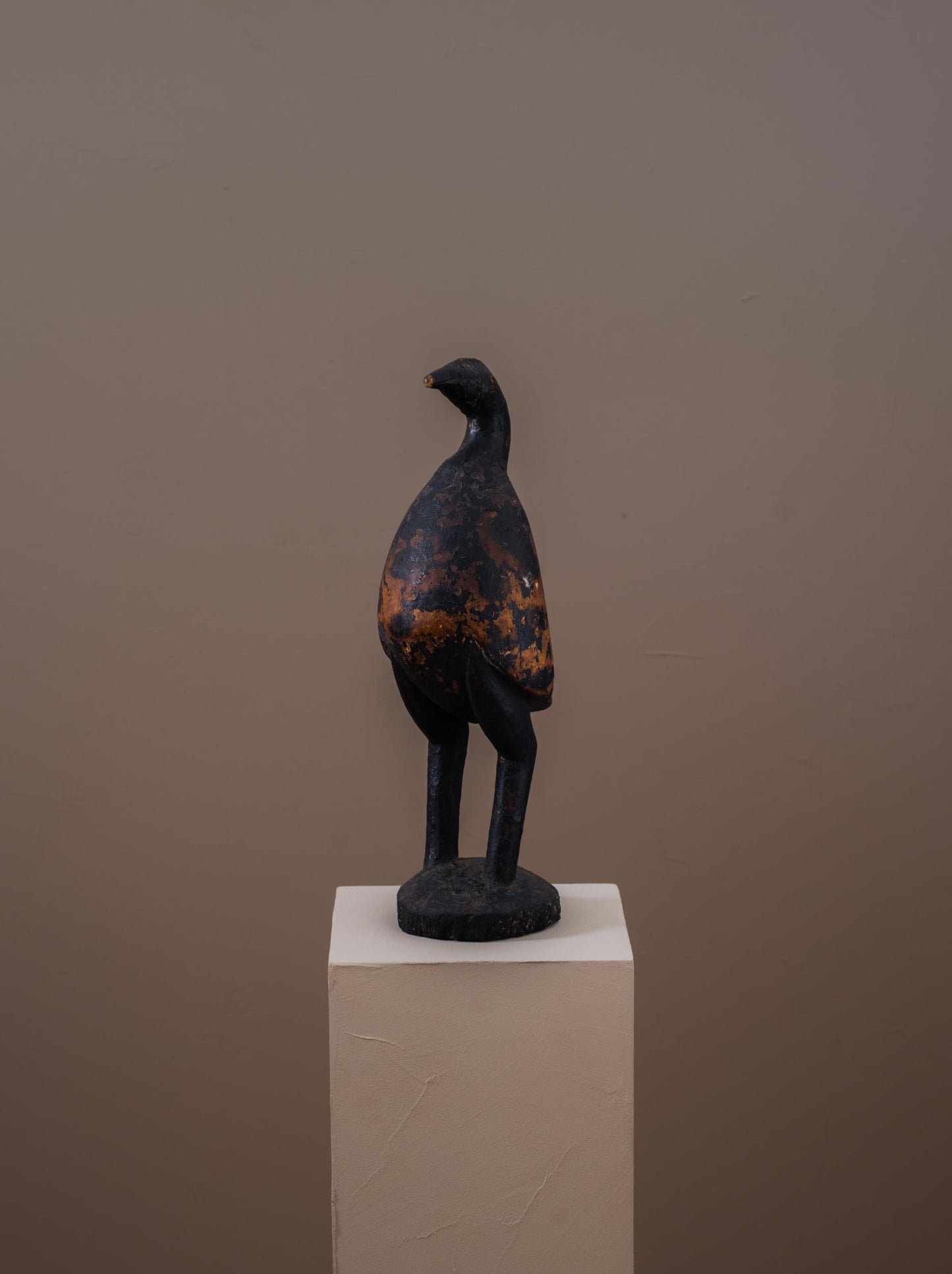 Vintage hand carved touareg bird sculpture