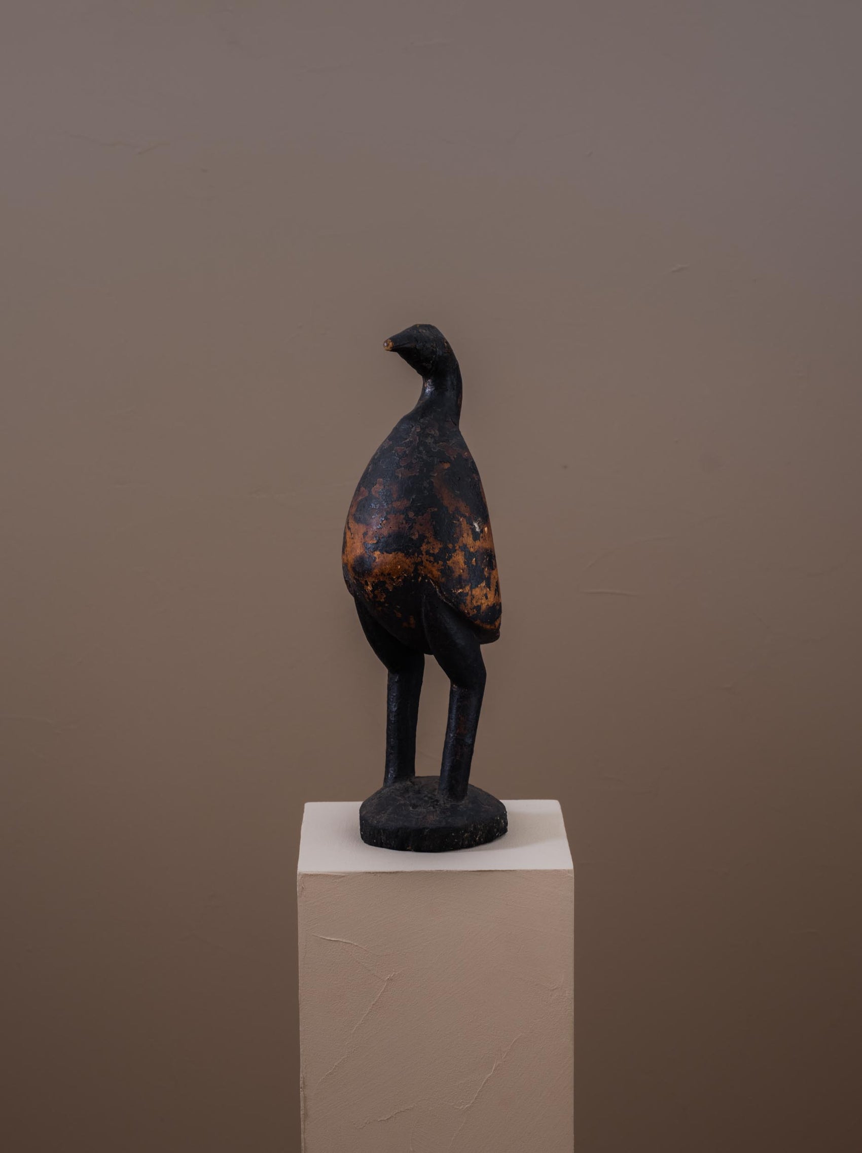 Vintage hand carved touareg bird sculpture