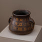 Kabyle decorated pot with two applied handles