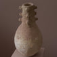 Vintage unglazed Tamegrout ceramic vase with high neck