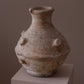 Vintage unglazed Tamegrout ceramic vase
