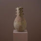 Vintage unglazed Tamegrout ceramic vase with high neck